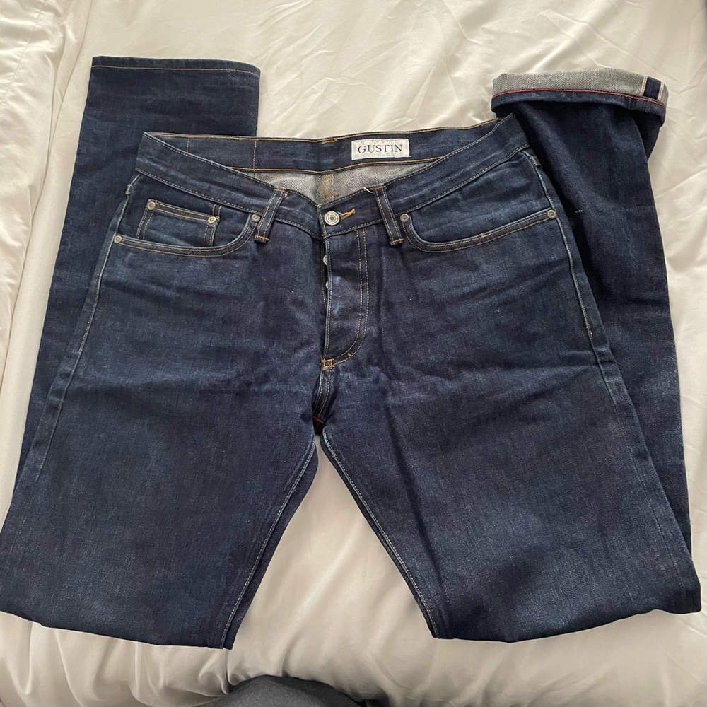 Gustin Raw Slim Selvedge size 34